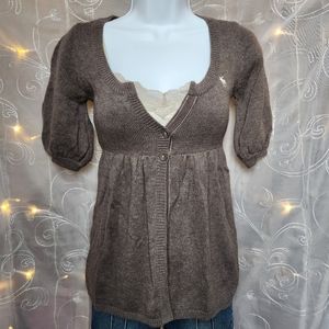Abercrombie and Fitch babydoll sweater